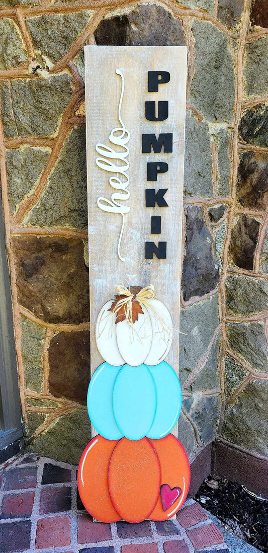Hello Pumpkin Porch Sign DIY Kit