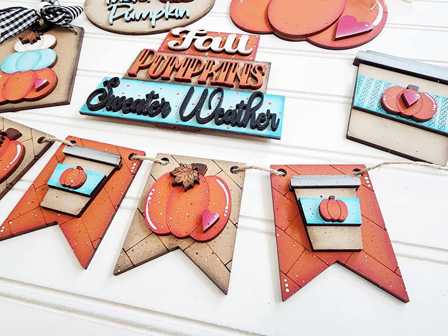 Hello Pumpkin Tiered Tray DIY Kit