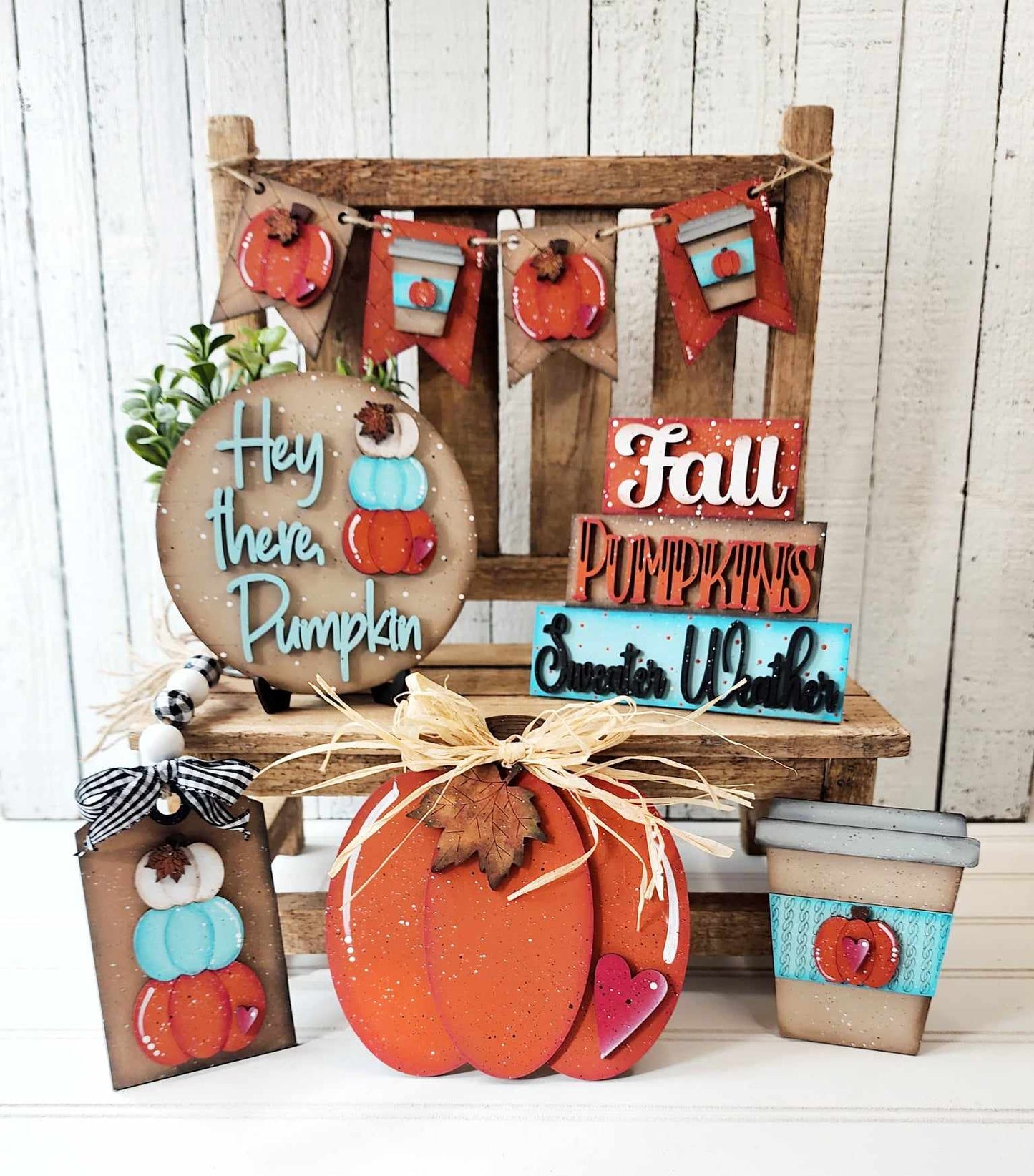 Hello Pumpkin Tiered Tray DIY Kit