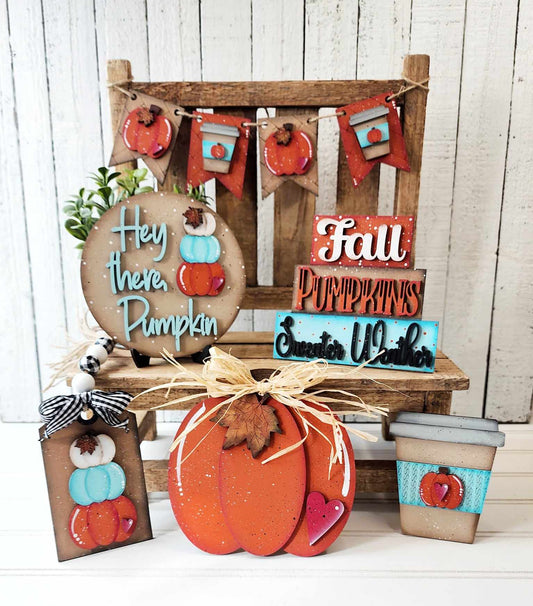 Hello Pumpkin Tiered Tray DIY Kit