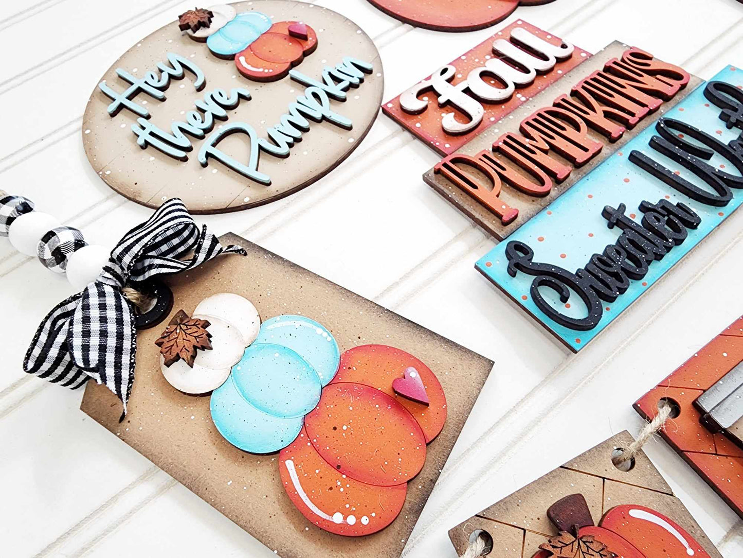 Hello Pumpkin Tiered Tray DIY Kit