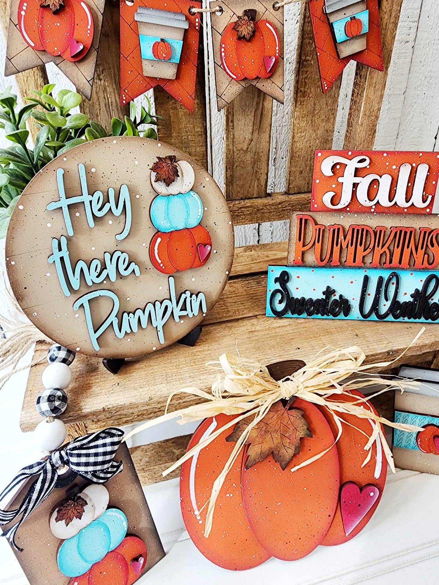 Hello Pumpkin Tiered Tray DIY Kit