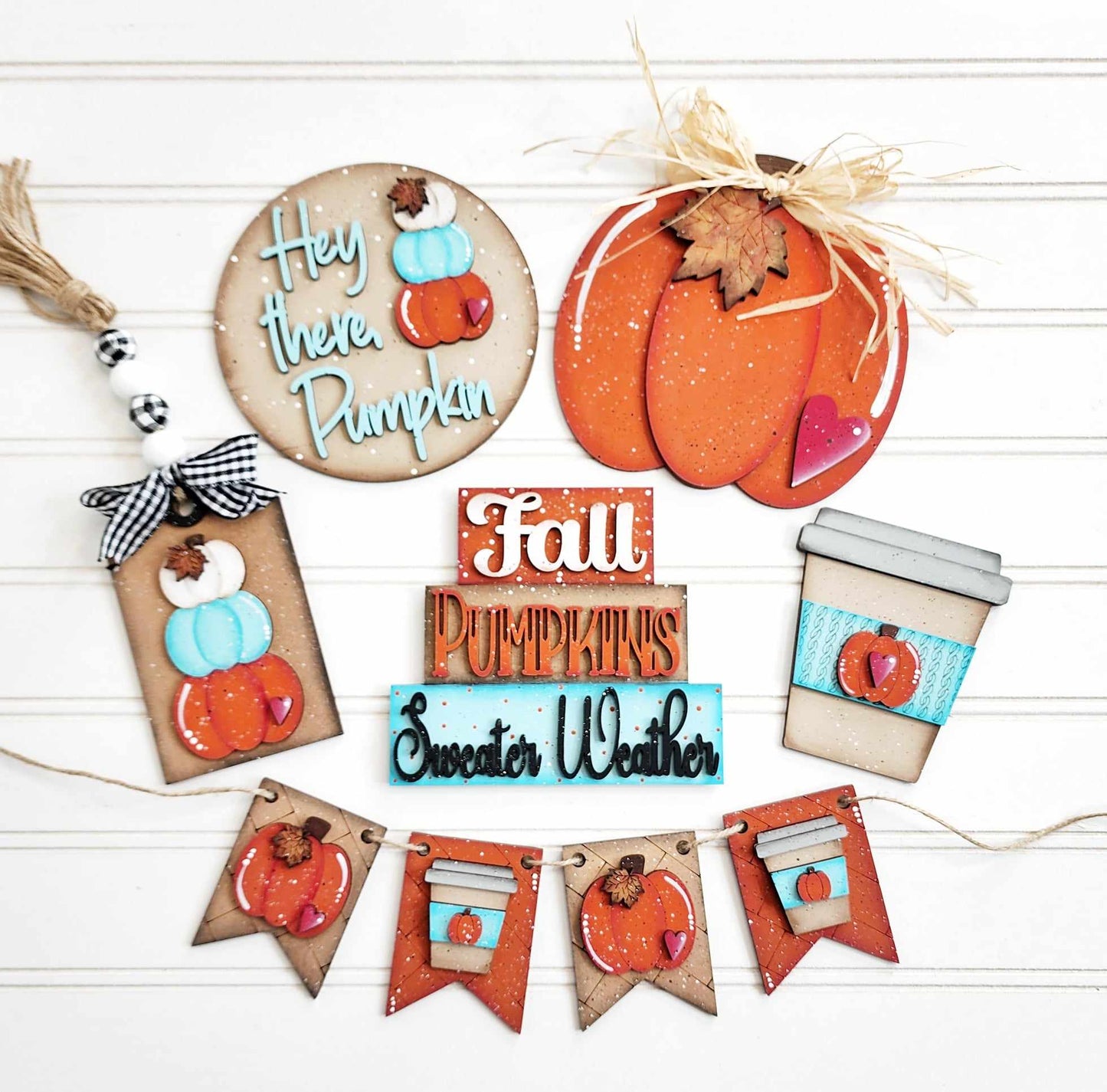 Hello Pumpkin Tiered Tray DIY Kit