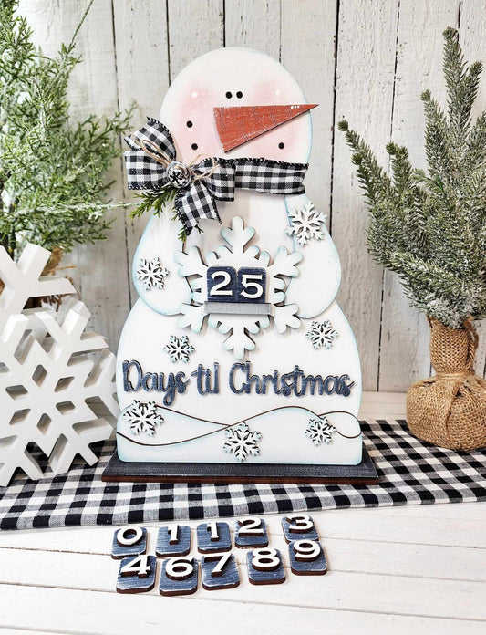 Winter Wonderland Snowman Countdown DIY Kit