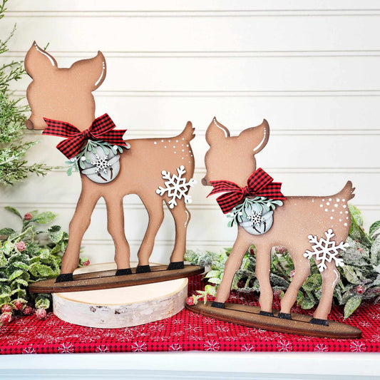 Mistletoe Christmas Standing Deer DIY Kit