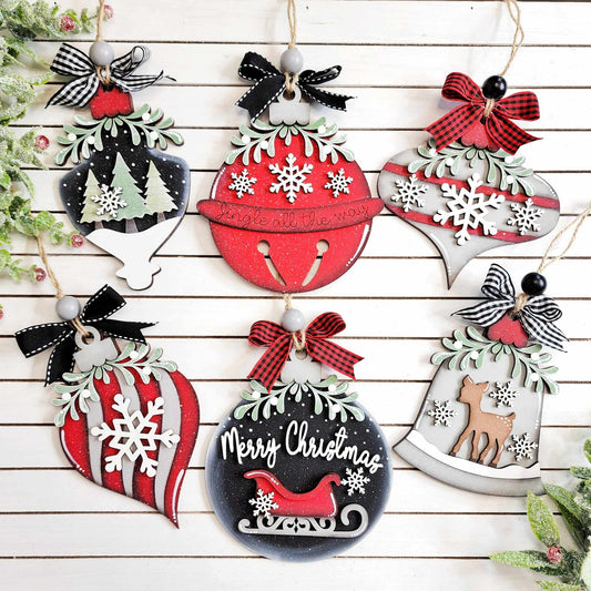 Mistletoe Christmas Ornament DIY Kit