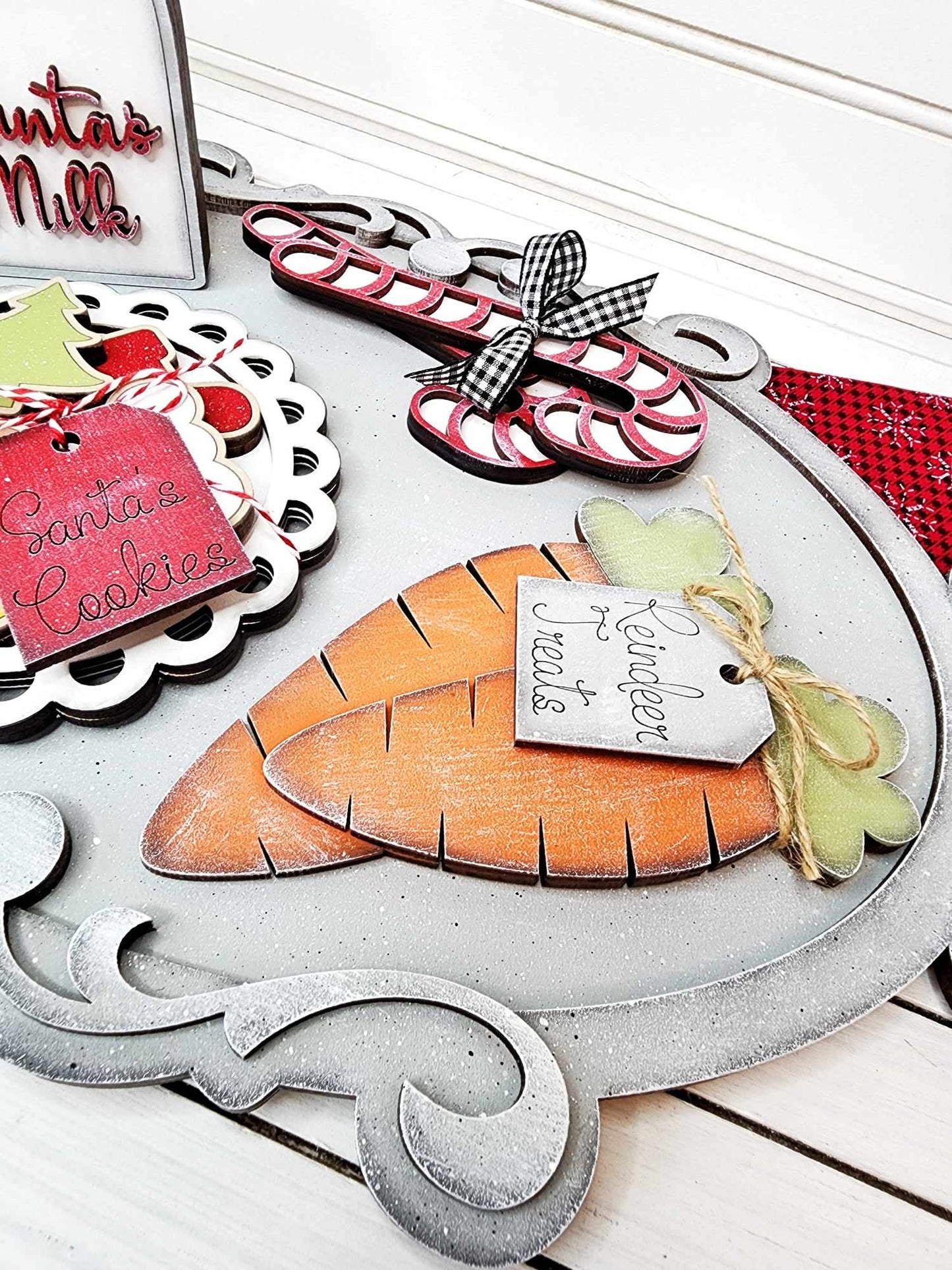 Twas the Night Before Christmas Santa Milk & Cookie Set DIY Kit