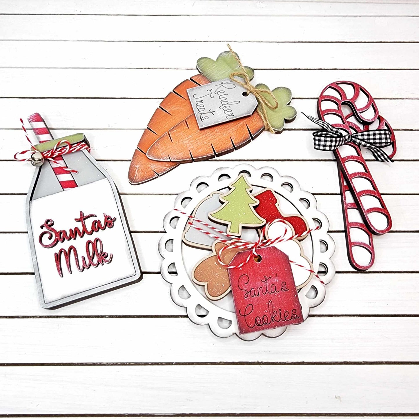 Twas the Night Before Christmas Santa Milk & Cookie Set DIY Kit