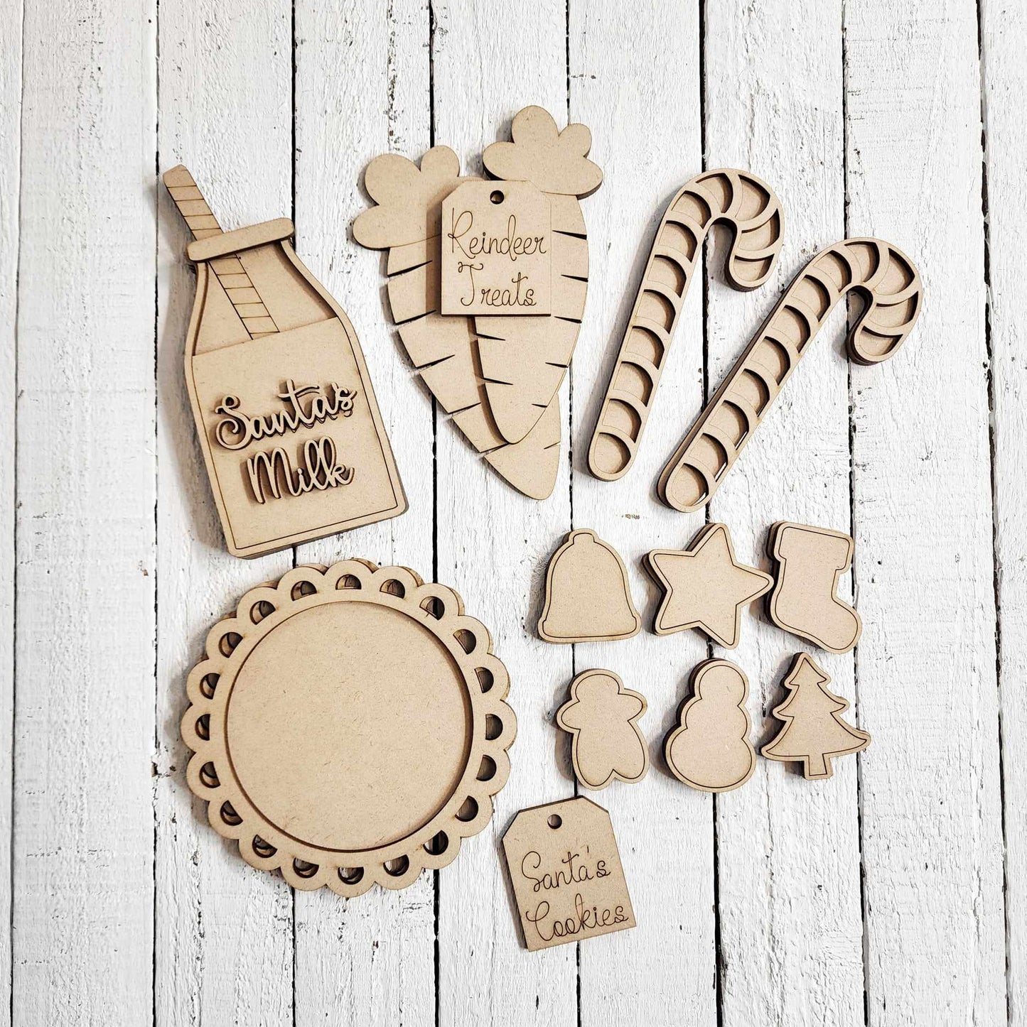 Twas the Night Before Christmas Santa Milk & Cookie Set DIY Kit