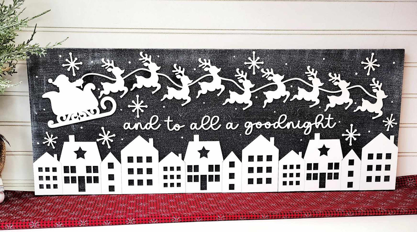 Twas the Night Before Christmas Mantel Sign DIY Kit