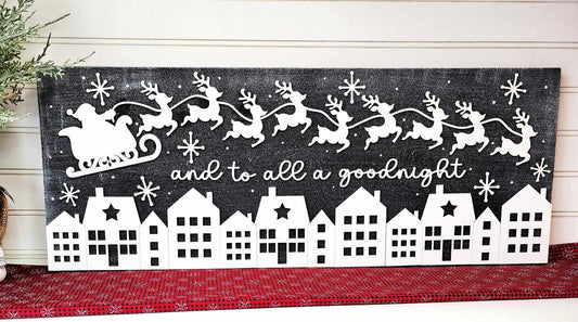 Twas the Night Before Christmas Mantel Sign DIY Kit