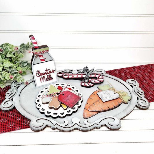 Twas the Night Before Christmas Santa Milk & Cookie Set DIY Kit