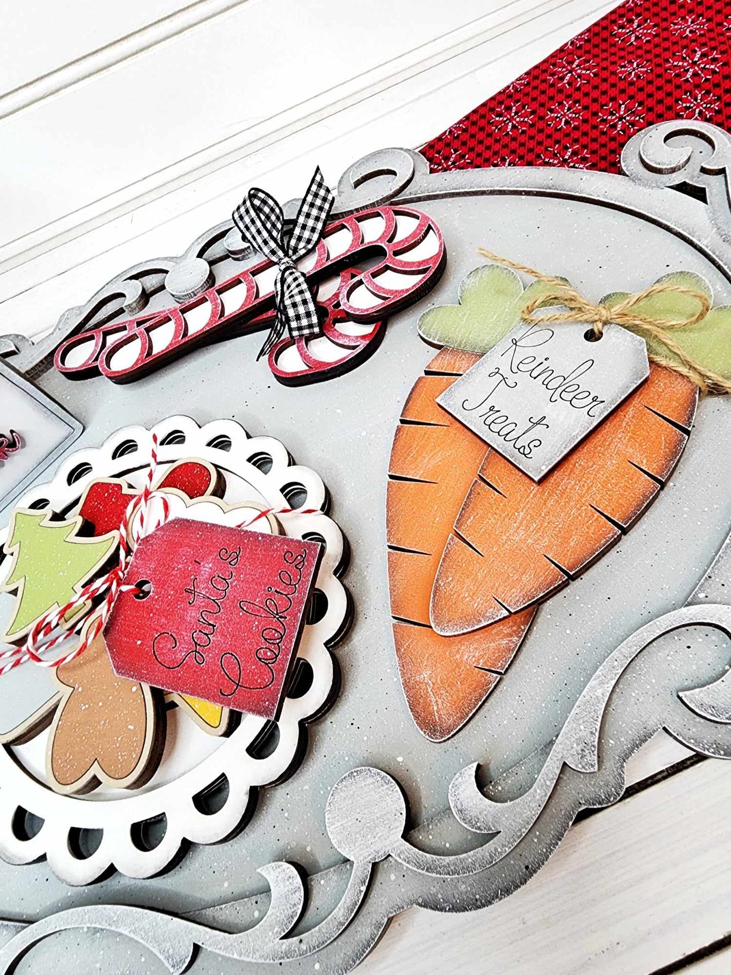 Twas the Night Before Christmas Santa Milk & Cookie Set DIY Kit