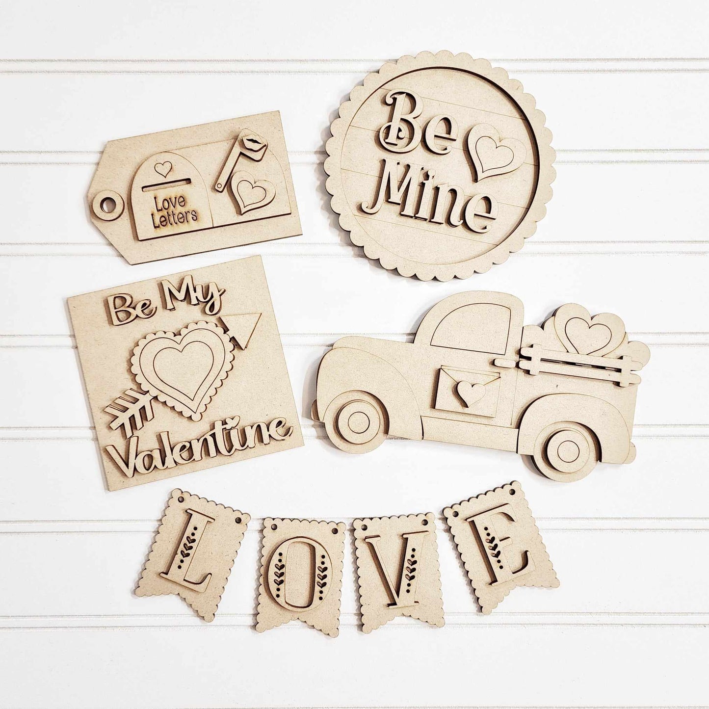 Hugs & Kisses Tiered Tray DIY Kit
