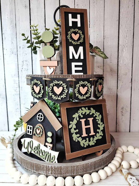 Home Collection Tiered Tray DIY Kit