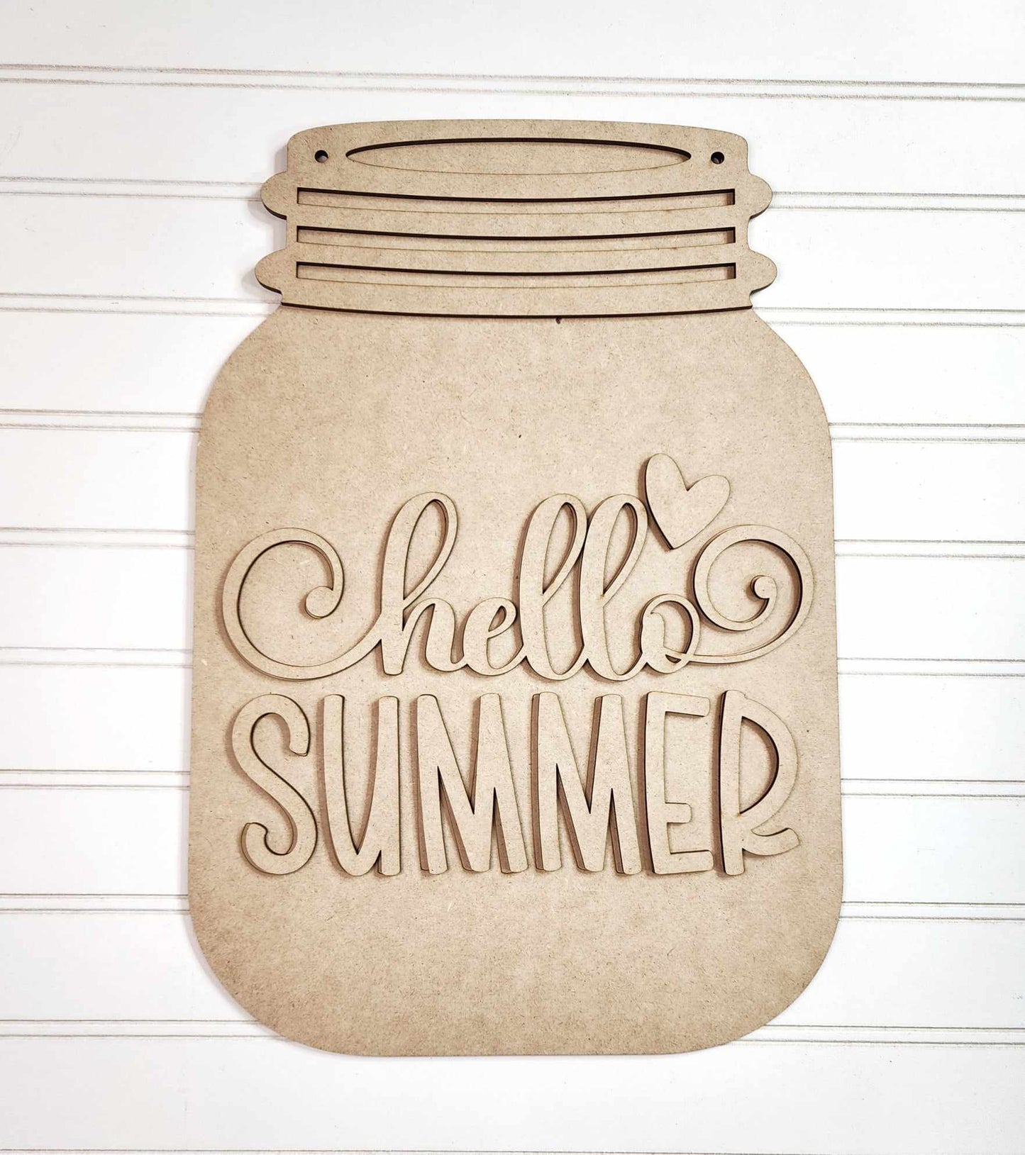 Sweet Summertime Hello Summer Door Hanger DIY Kit