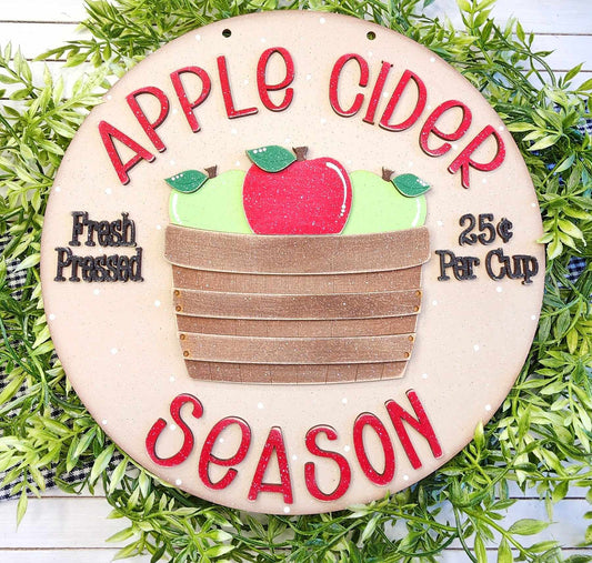 Apple Cider Harvest Door Hanger DIY Kit
