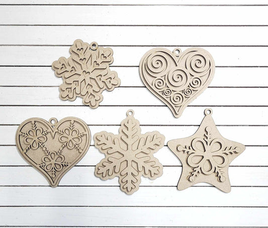Gingerbread Ornaments - DIY KIT