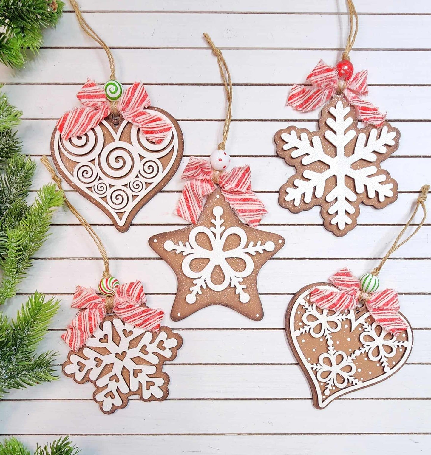 Gingerbread Ornaments - DIY KIT