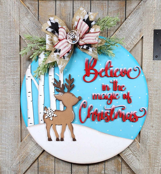 Oh Deer Christmas Door Hanger DIY Kit