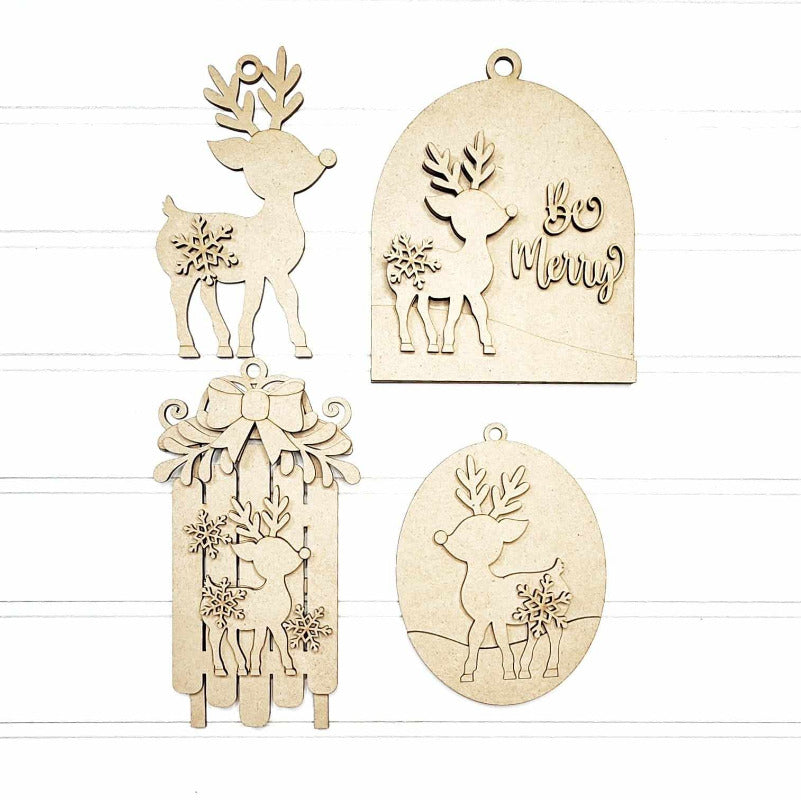 Oh Deer Christmas Ornaments DIY Kit