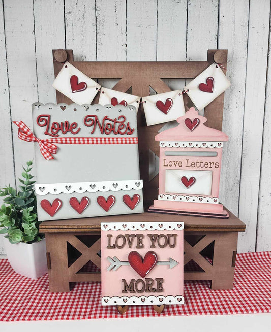 Valentine Collection Tiered Tray DIY Kit