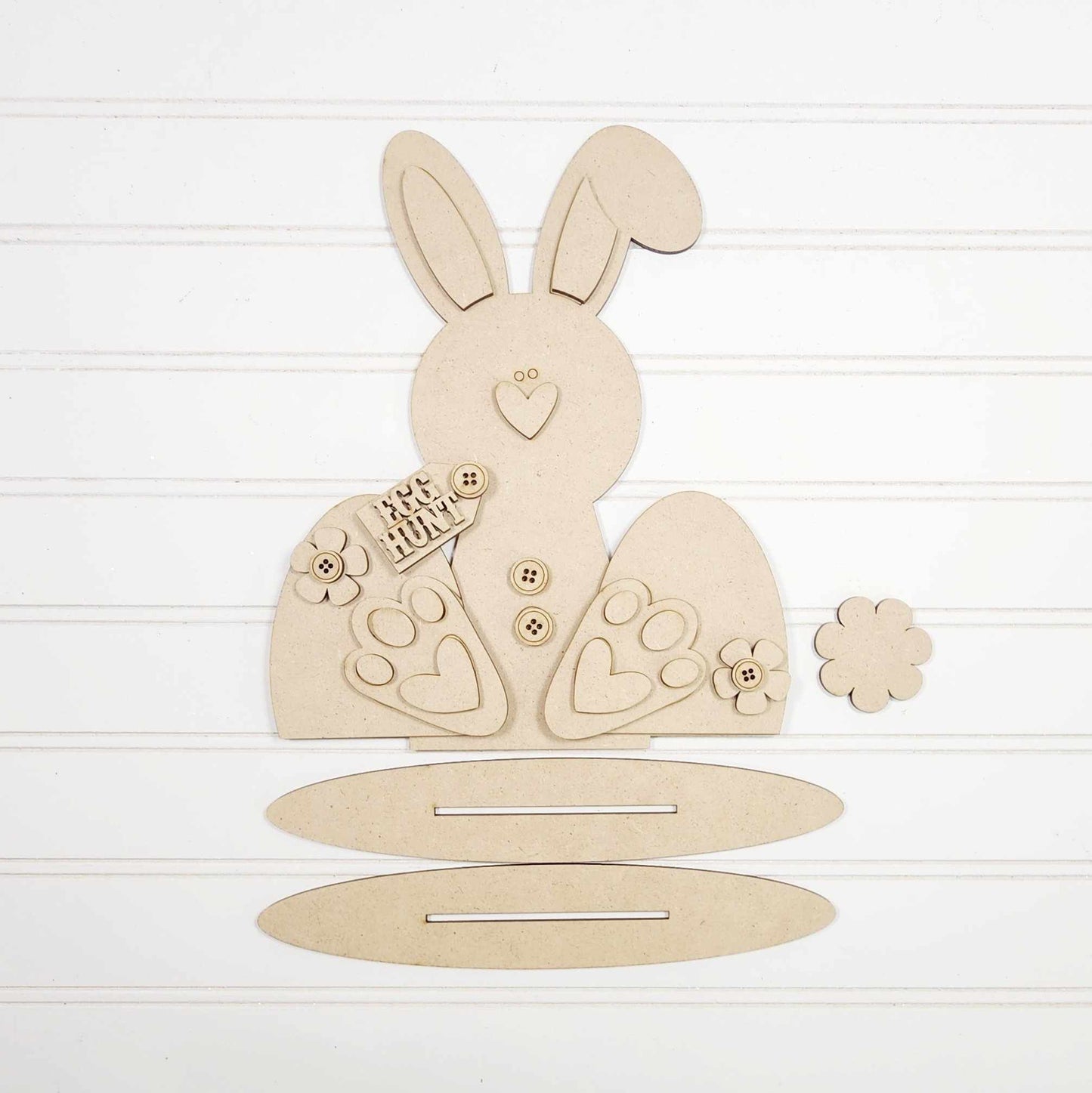 Prim Easter Bunny Shelf Sitter DIY Kit