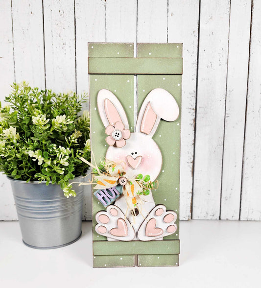 Prim Easter Bunny Table Top Pallet DIY Kit