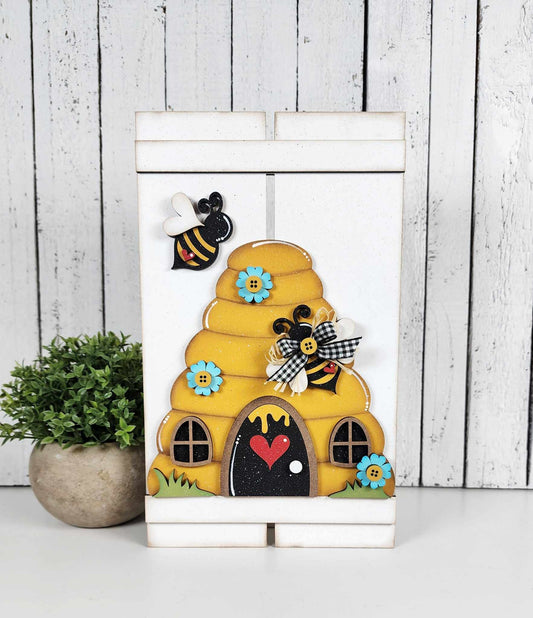 Hello Honey Beehive Table Top Pallet DIY Kit