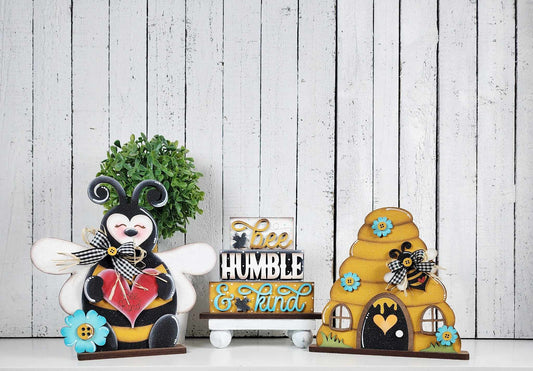 Hello Honey Bee Shelf Sitter DIY Kit