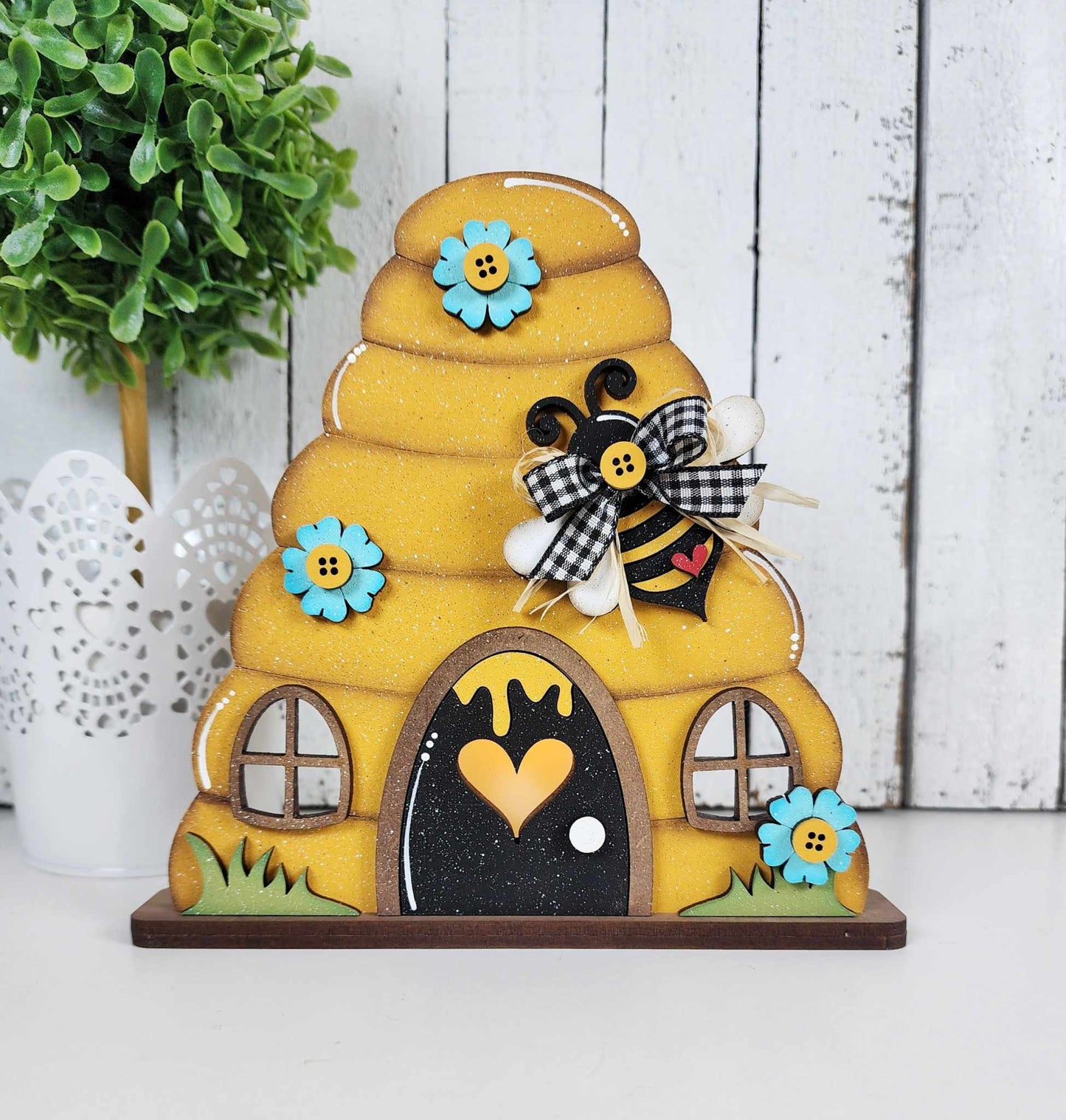 Hello Honey Bee Shelf Sitter DIY Kit