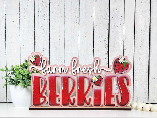 Berry Sweet Word Art DIY Kit