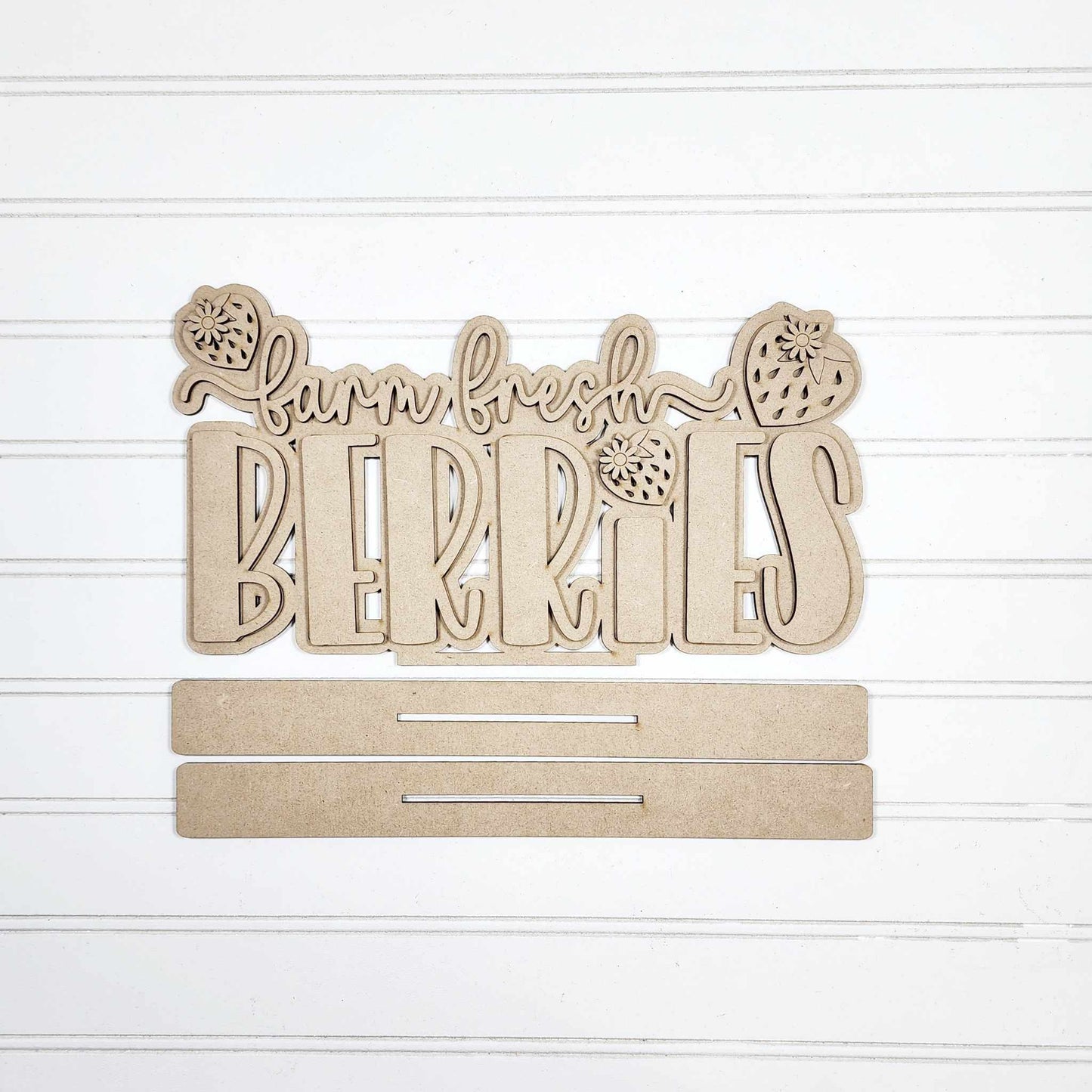 Berry Sweet Word Art DIY Kit