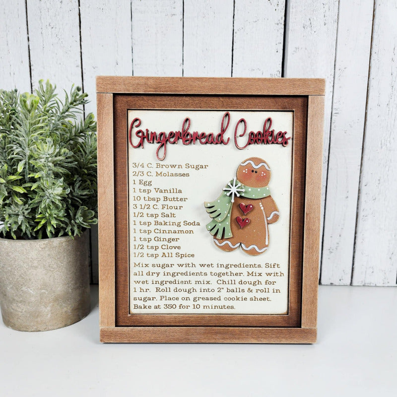 Victorian Gingerbread Interchangeable Sign Insert DIY Kit