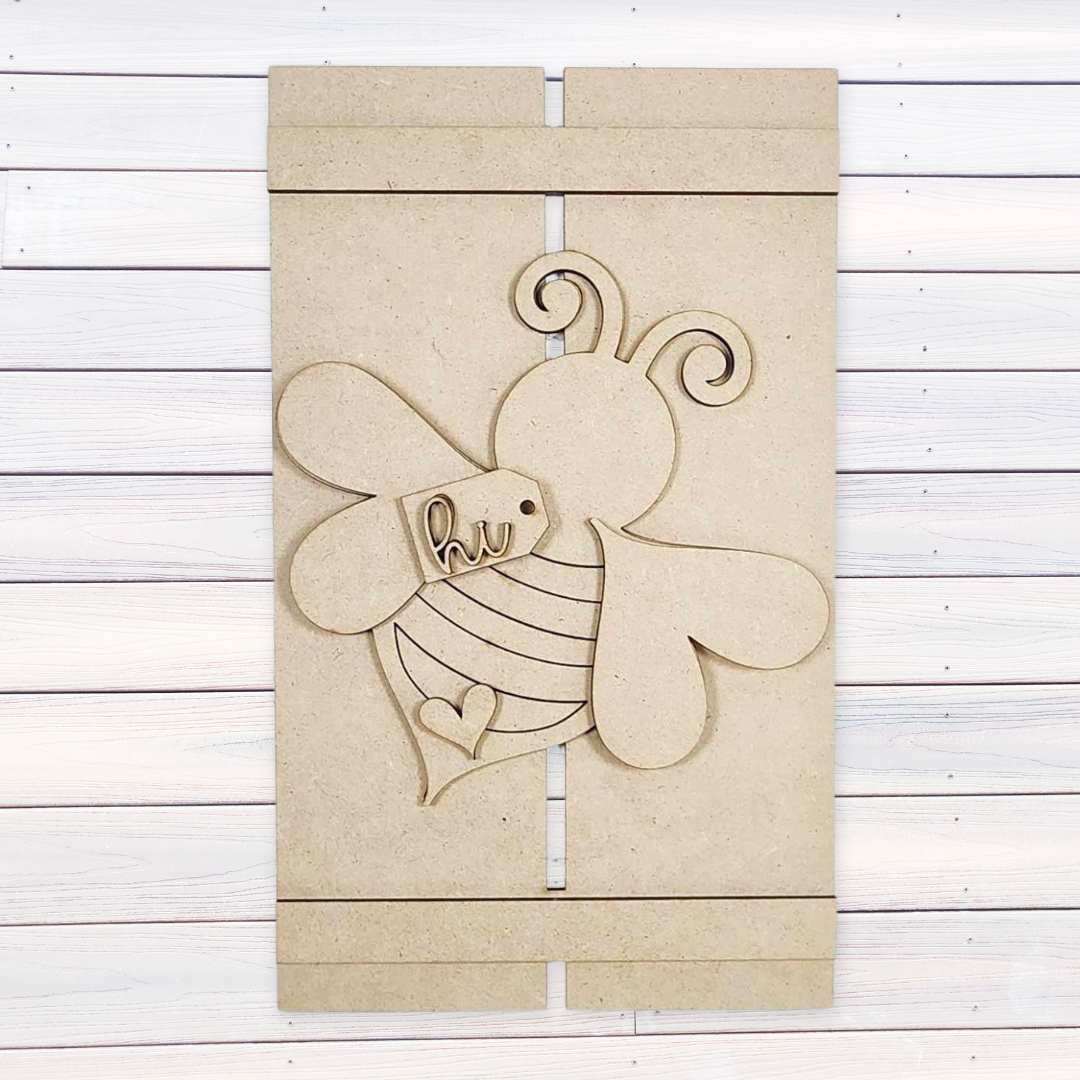 Hello Honey Bee Table Top Pallet DIY Kit