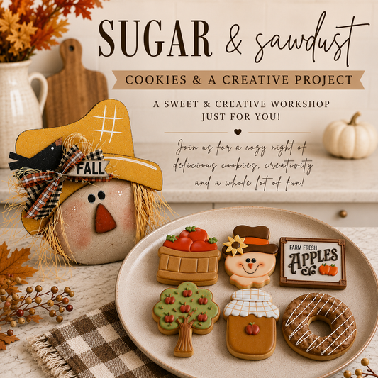 Sugar & Sawdust Workshop - Fall is Loading... -  Tue. August 11th @ 6:00 pm
