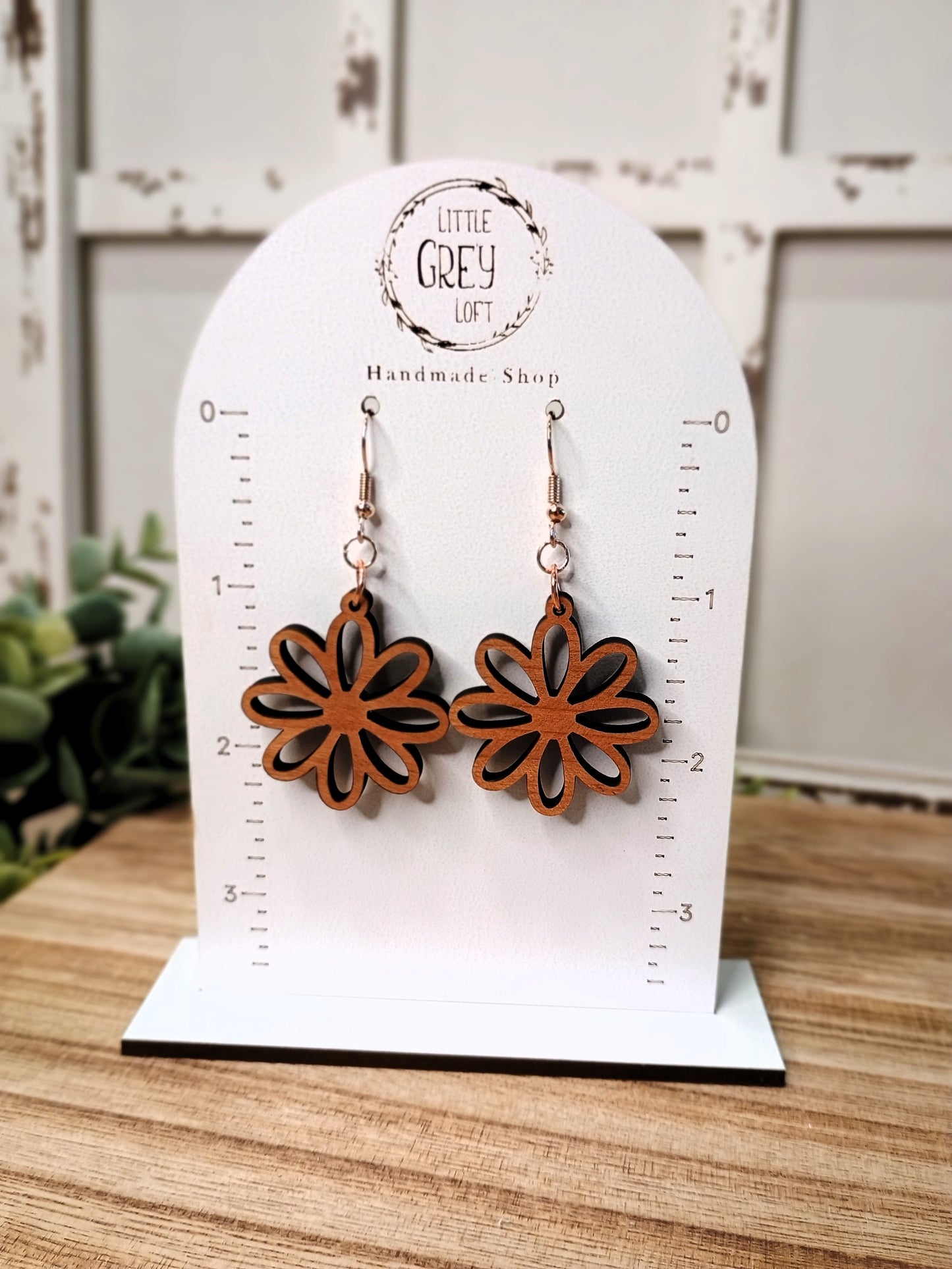 Cherry Wood Earrings