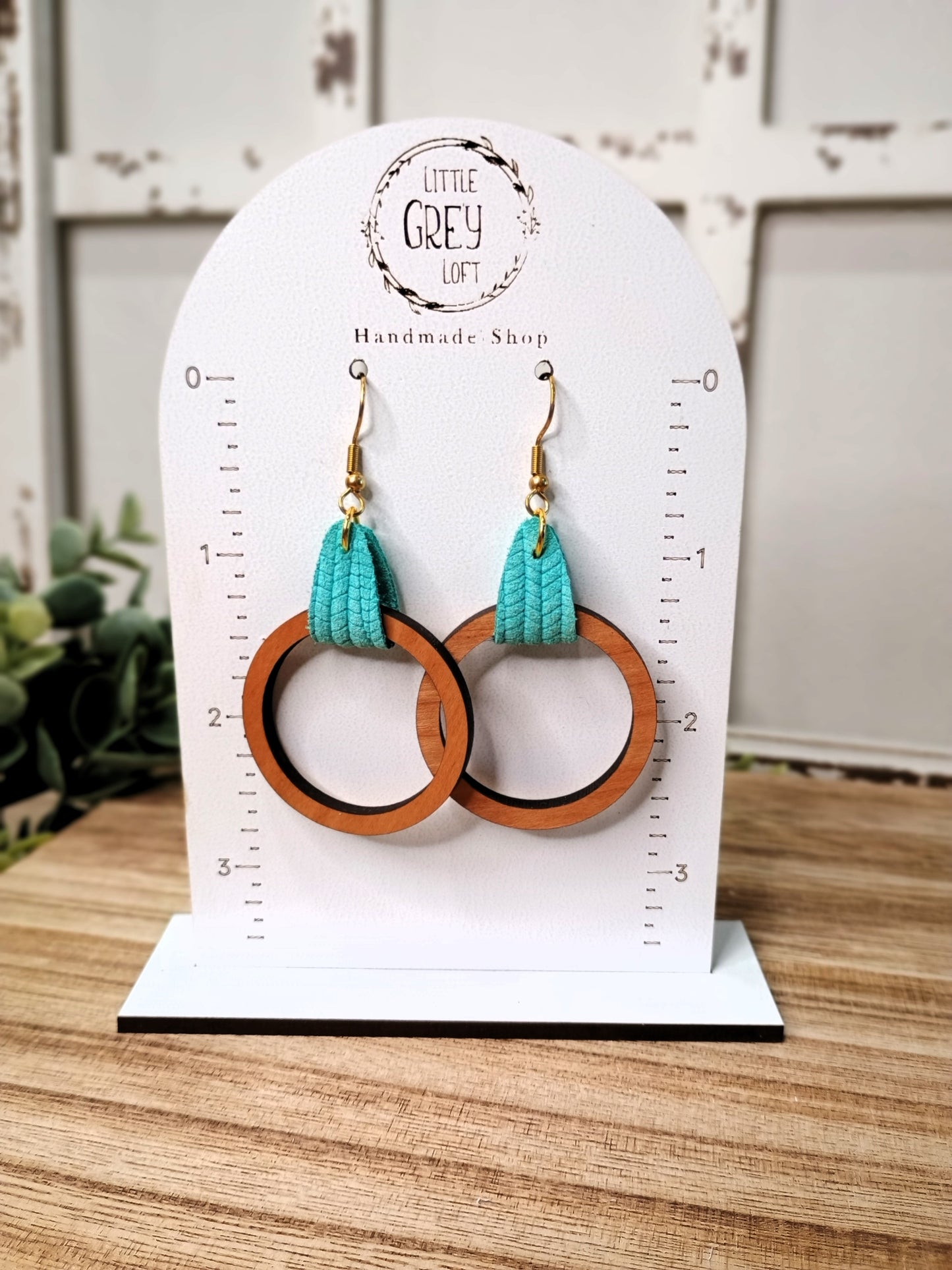 Cherry Wood Earrings