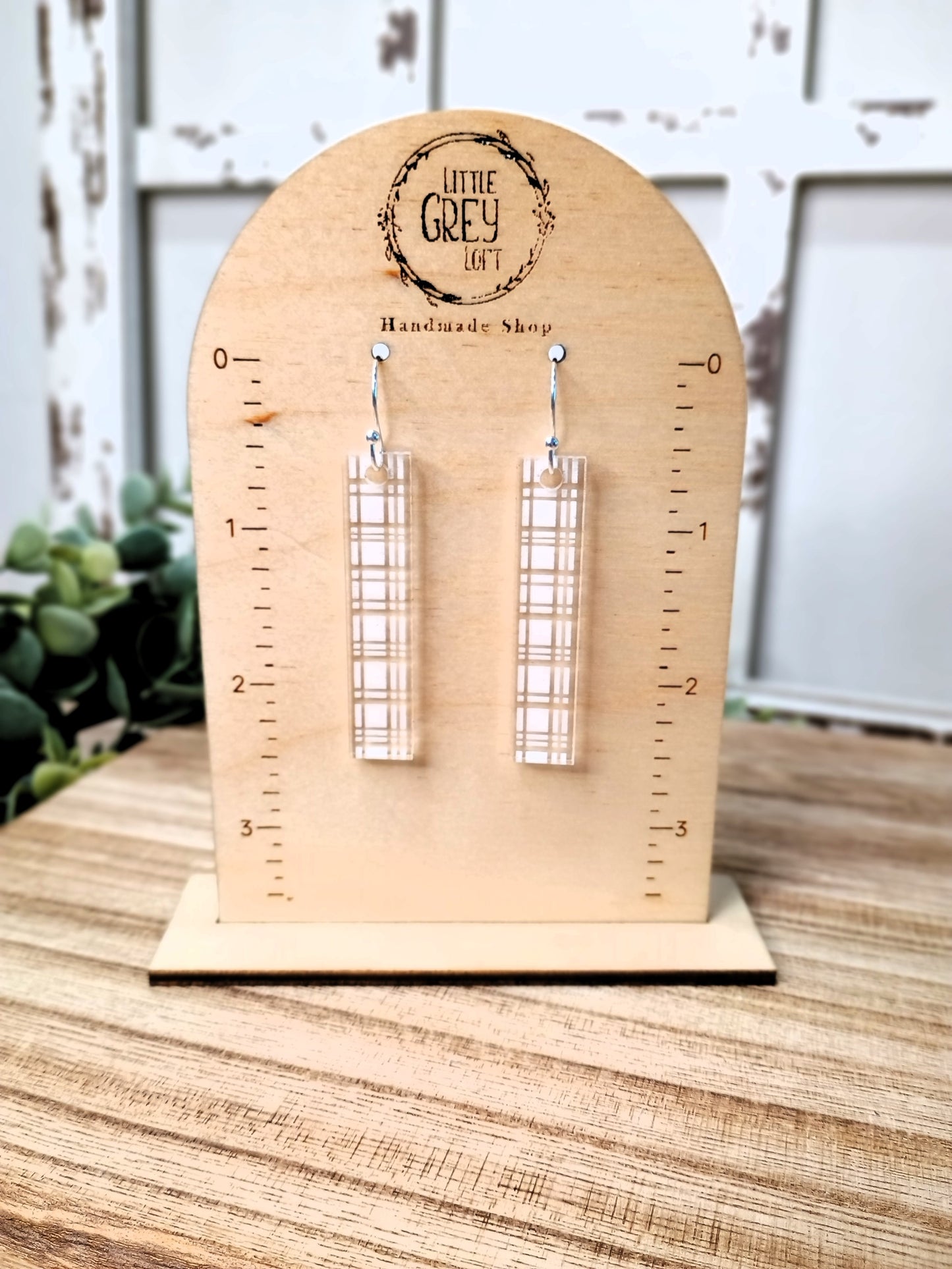 Acrylic Bar Earrings