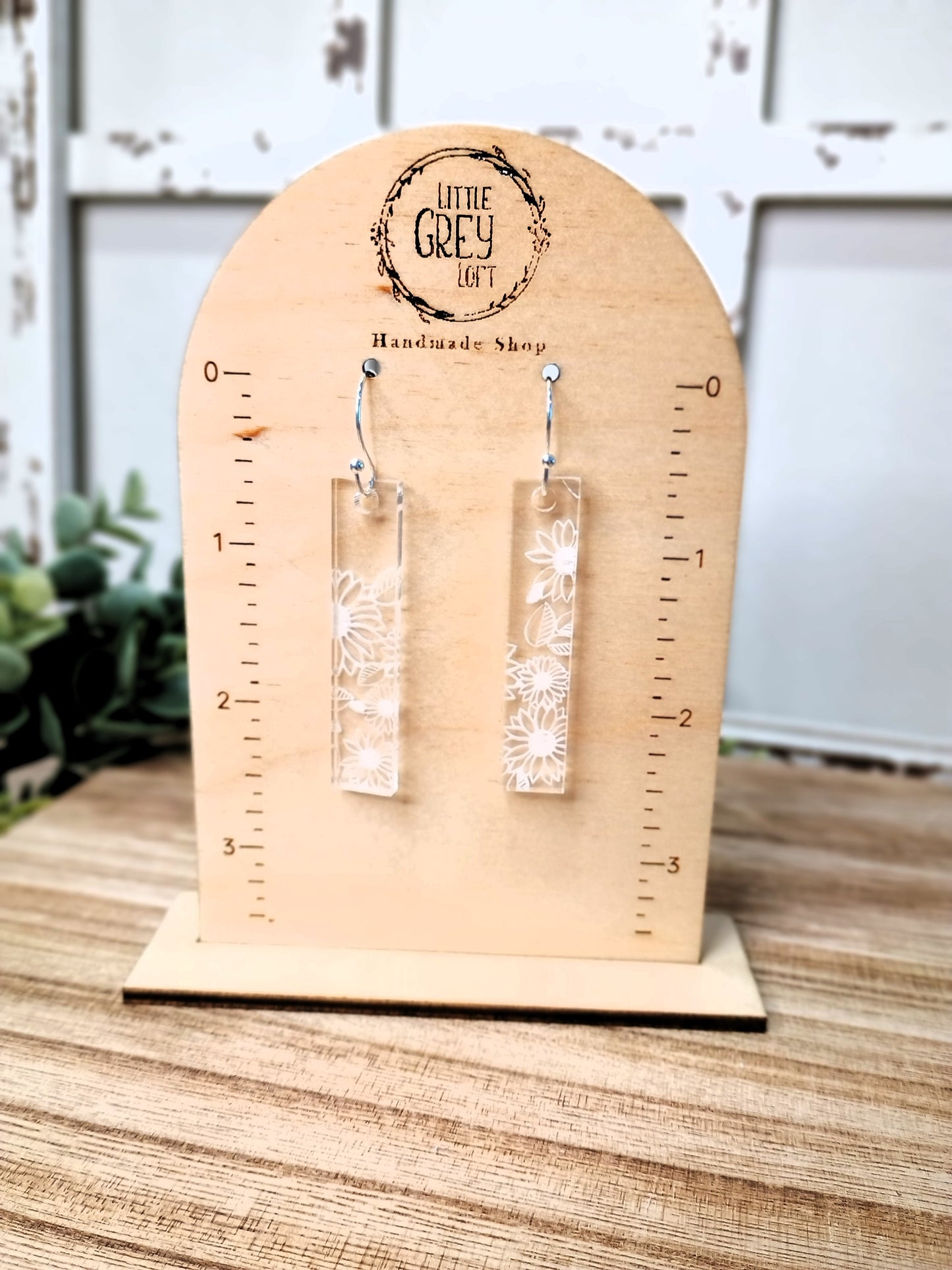 Acrylic Bar Earrings