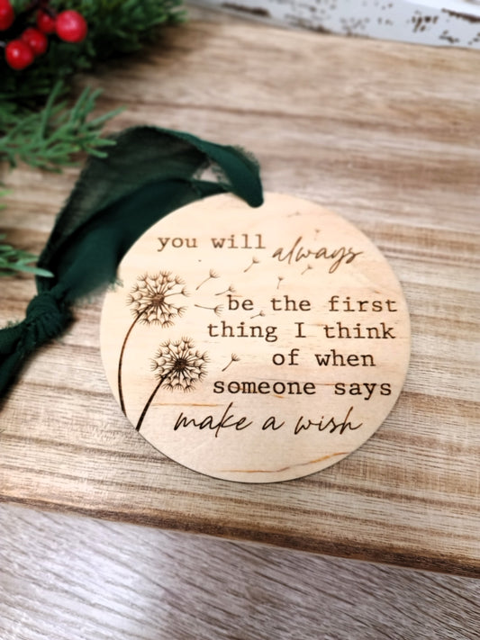 Make a Wish Ornament
