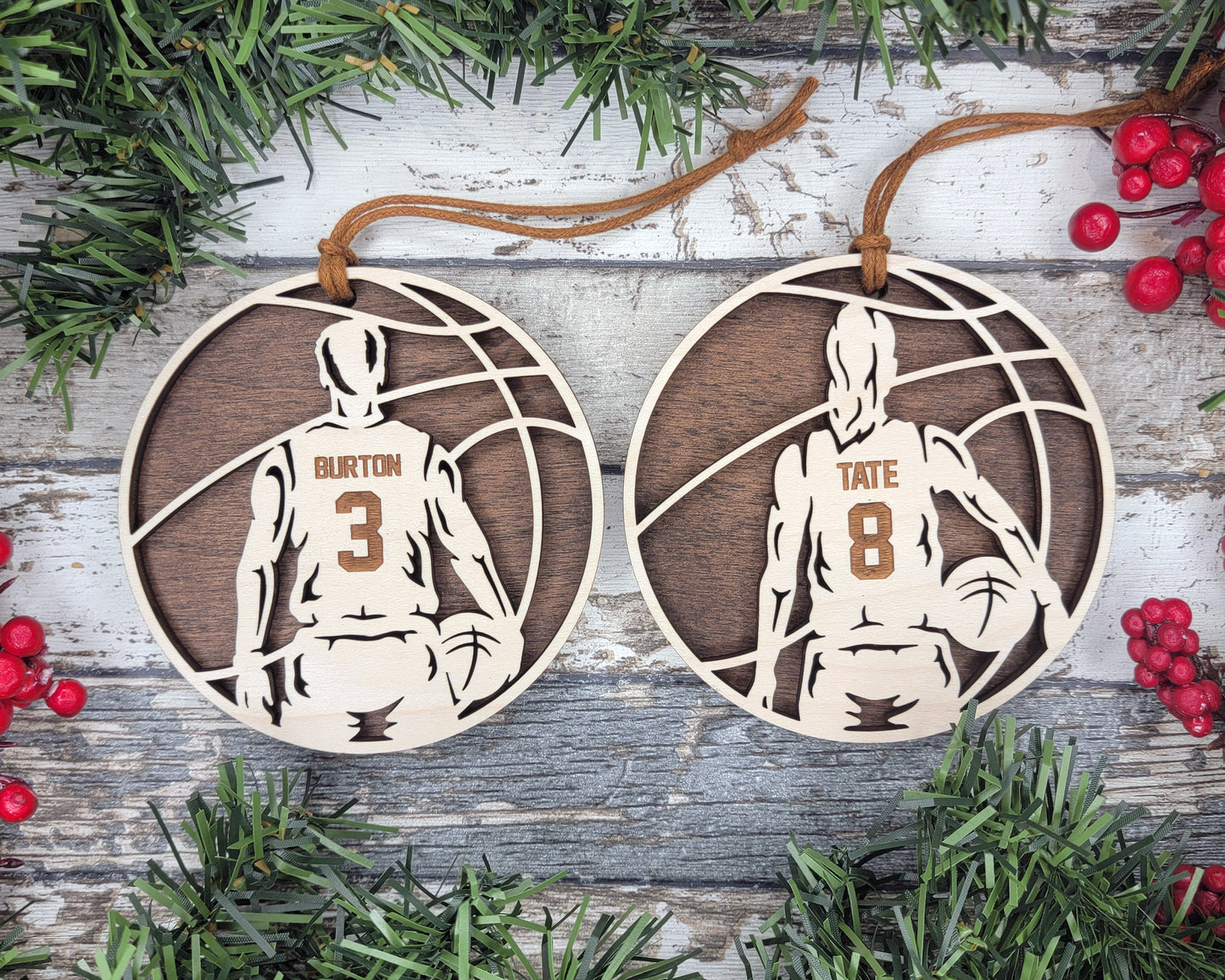 Personalized Sports Ornaments