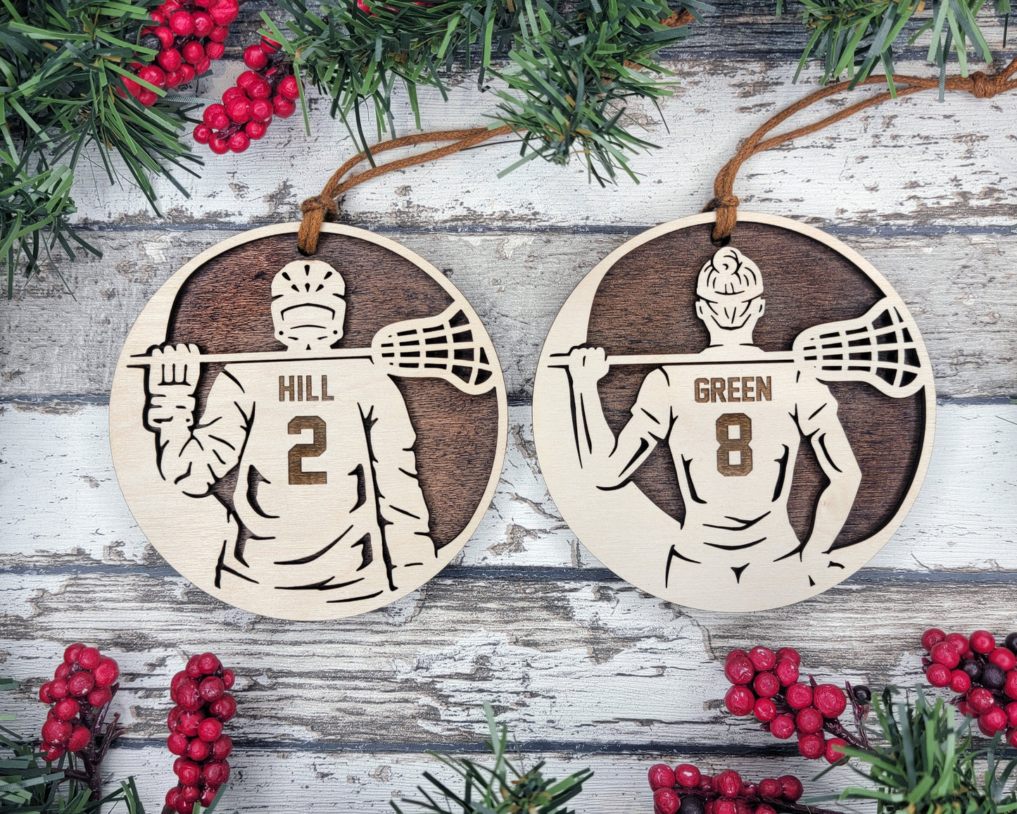 Personalized Sports Ornaments