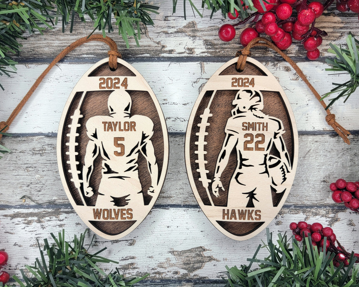 Personalized Sports Ornaments