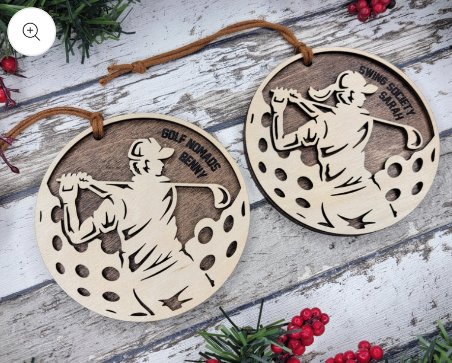 Personalized Sports Ornaments