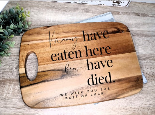 Large Engraved Cutting Board