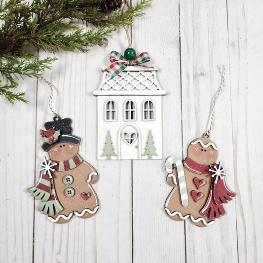 Victorian Gingerbread Ornament DIY Kit