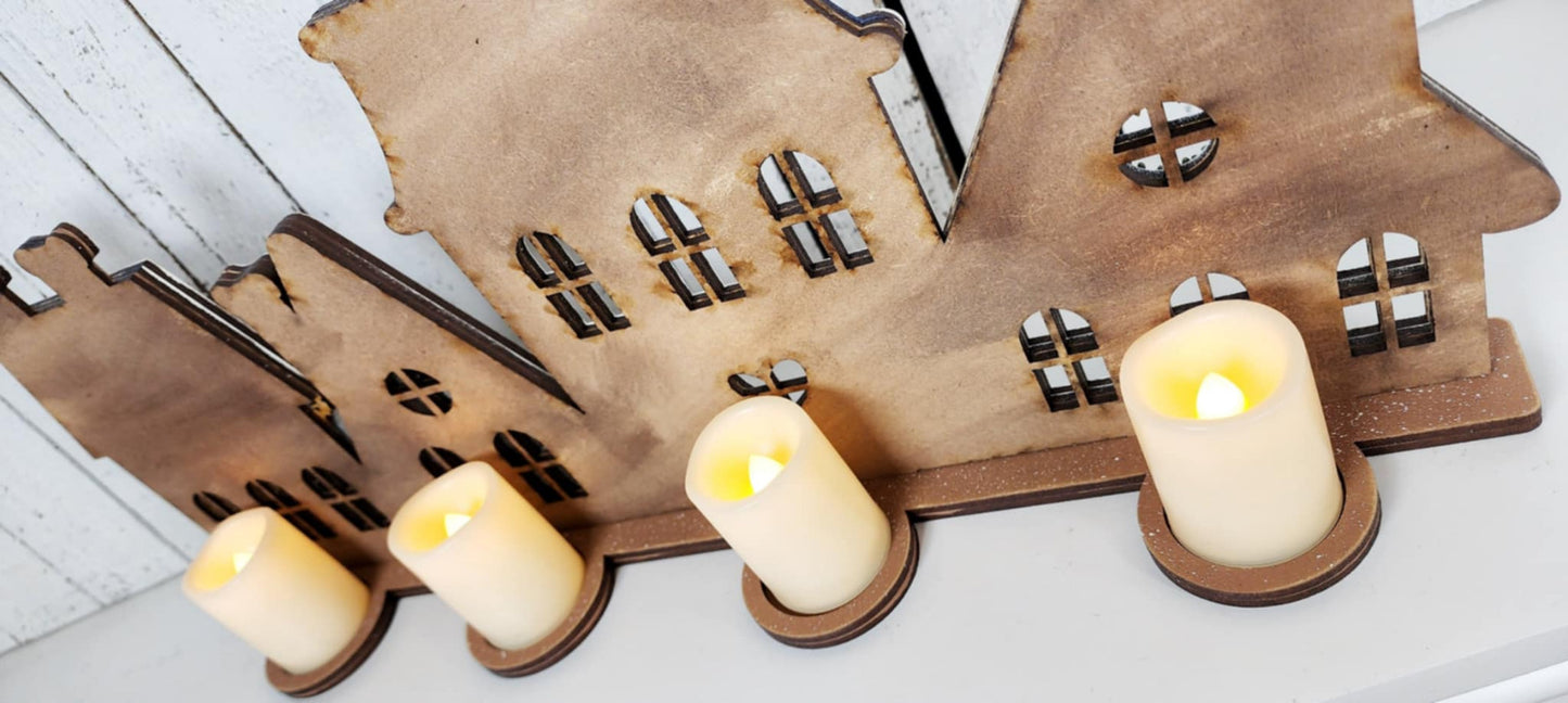 Victorian Gingerbread Village DIY Kit