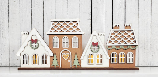 Victorian Gingerbread Village DIY Kit