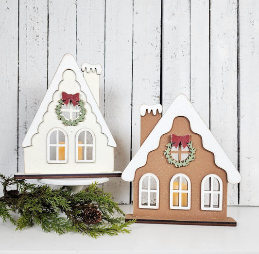 Victorian Gingerbread House Votives DIY Kit